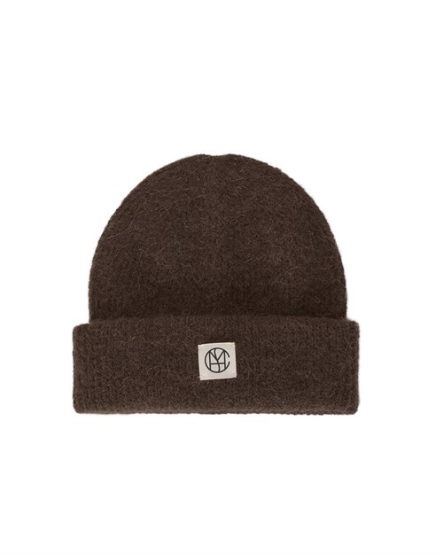 MSCH Hope Icon Beanie Strikhue, One size, Mørkebrun